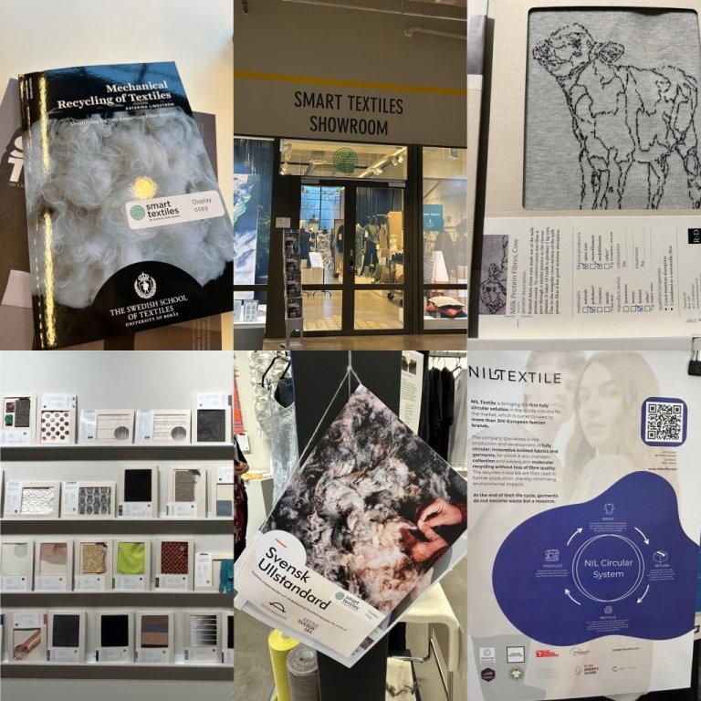 Threads Interreg project meeting in Borås, Sweden, February 25 - 27, 2025. Visit Borås University, Swedish School of Textiles.