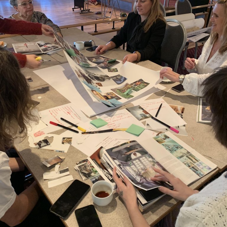 Workshop at the Blönduós Community Center with Centrinno partners and local municipality representatives.