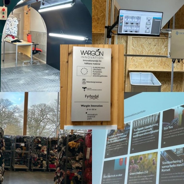 Threads Interreg project meeting in Borås, Sweden, February 25 - 27, 2025. Visit Wargön Innovation Center.