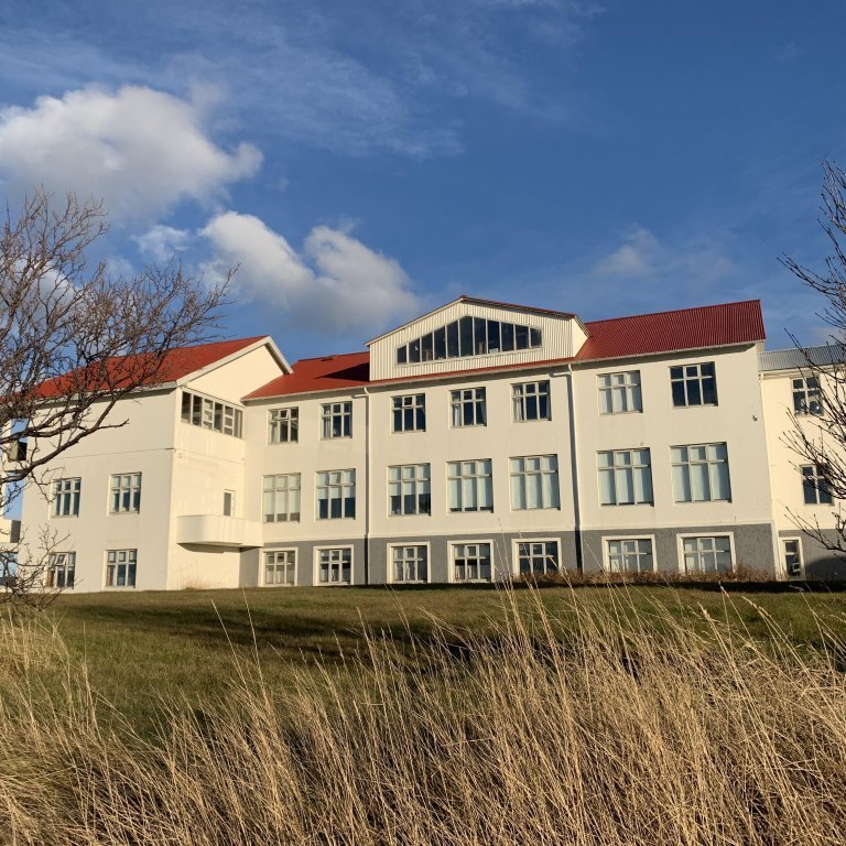 Shared residency accommodation (and studio space) is located on the second floor (see image: ground floor, first floor, second floor, weaving loft). Image: Textile Center.