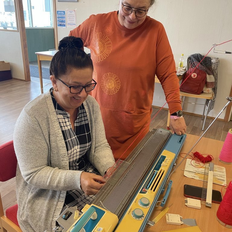 Workshop - Prjónagleði 2021. Image: Textile Center