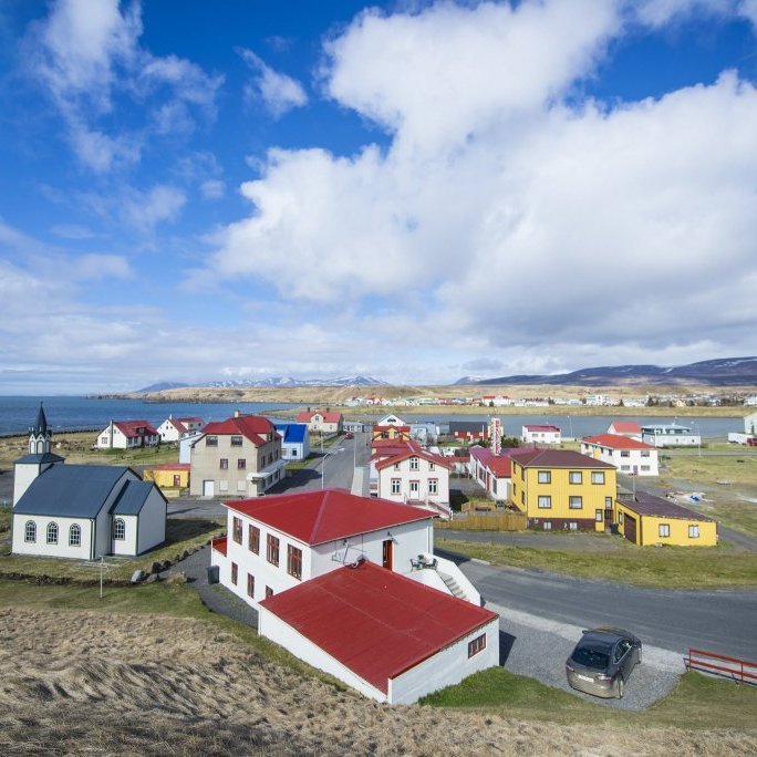 Blönduós Old Town. Photo credit: Róbert Daníel Jónsson