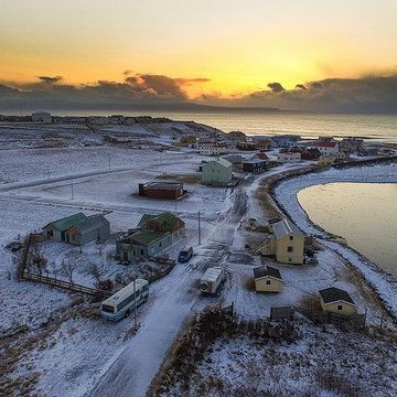 Old Town Blönduós airshot. Photo credit: Róbert Daníel Jónsson