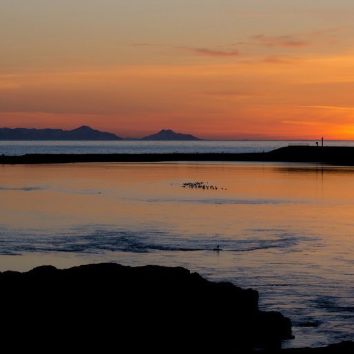 Sunset over Húnaflói Bay. Photo credit: Róbert Daníel Jónsson