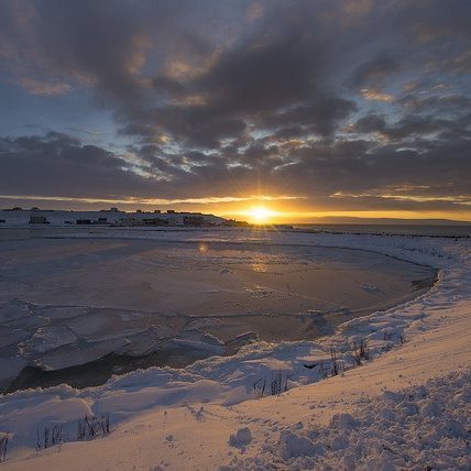 Blanda River in winter. Photo credit: Róbert Daníel Jónsson