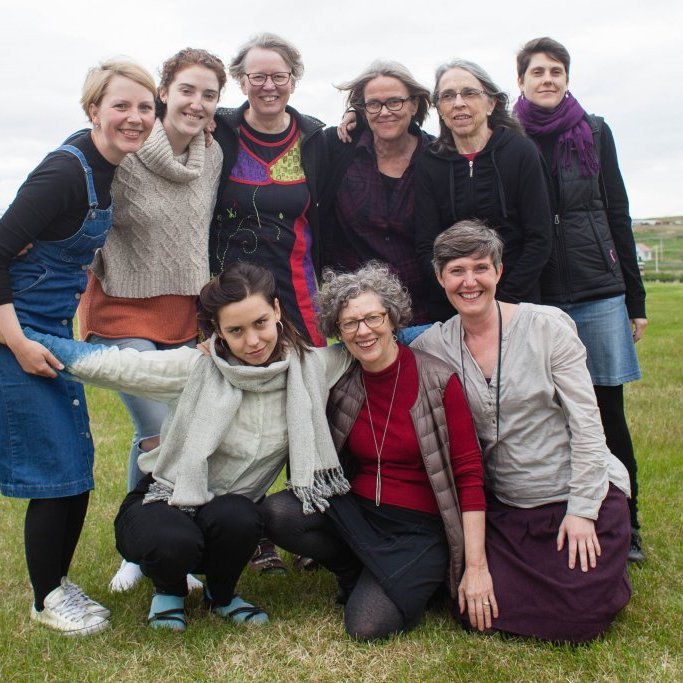 May 2017. Barbara Ramsay, Karolin Reichardt, Karin Hedberg, Kerstin Lindström, Kristen Tynan, Mary-Anne McTrowe, Mary Logue, Sarah M. Chu, Cornelia Theimer Gardella. Picture: Kurt Gardella.