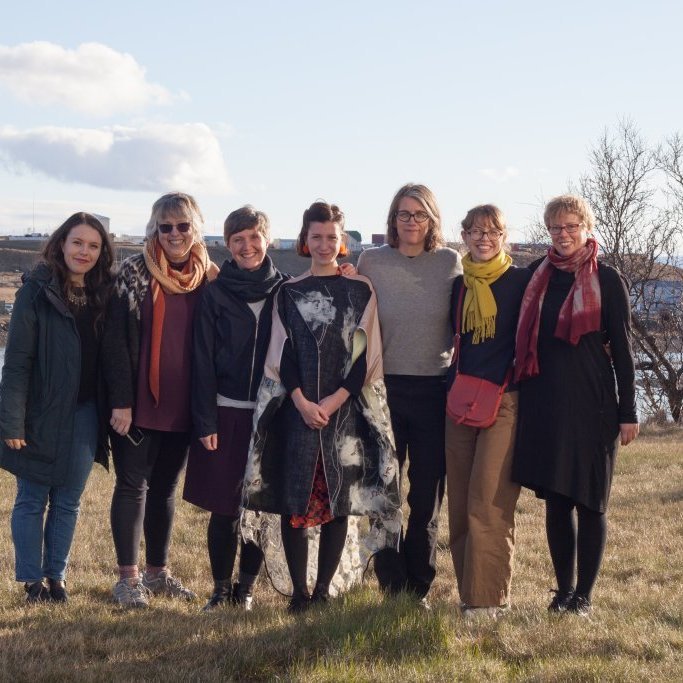 April 2018. Jessica Young, Laureen Andrews, Cornelia Theimer Gardella,  Julia Boros, Anne Greenwood Rioseco, Catie Palmer, Clara Pinto Bianchetti. Picture: Kurt Gardella.