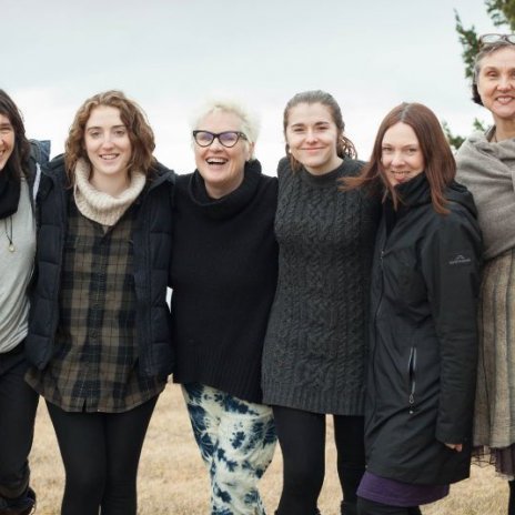 April 2017. Cornelia Theimer Gardella, Alison McCreesh, Kristen Tynan, Kathy McConaughy, Megan Herring, Jennifer Roseman, Marina Rheault Post, Suzanne Dikker. Picture: Kurt Gardella.