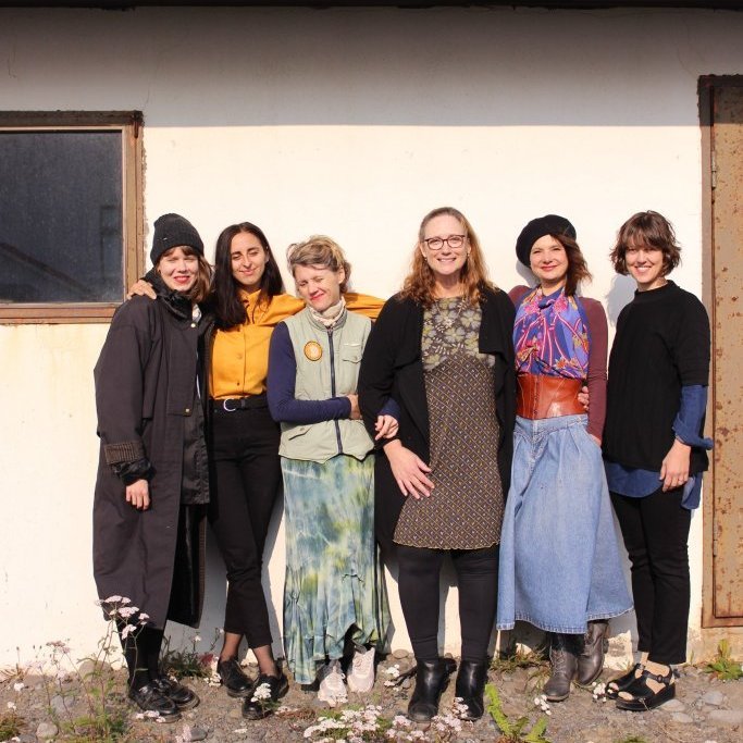 August 2018. Rikka Peltola, Justine Sawicz, Signe Emdal, Kristin Hoelscher-Schacker, Maria Flawia Litwin, Meghan Price. Picture: Samuel Schacker.