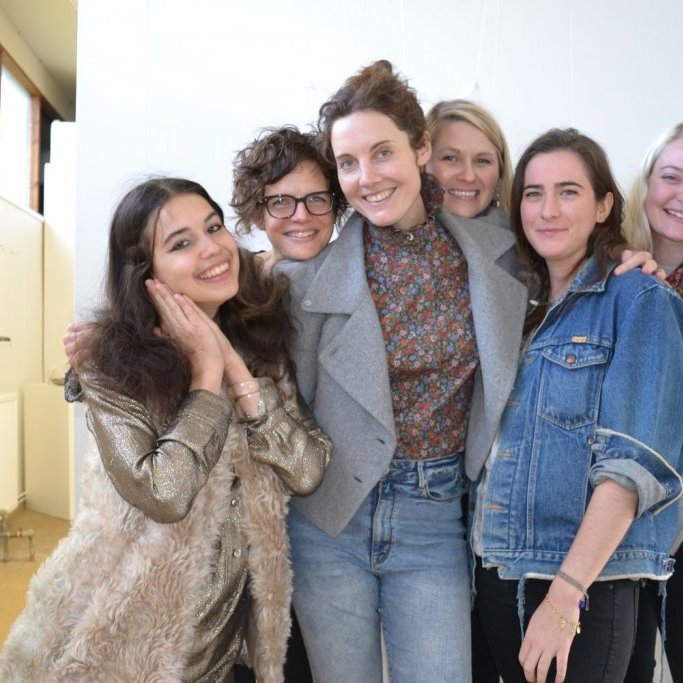 September 2015. Monica Hofstadter,  Dee Gibson, Clementine Amelia Barnes, Liz Robb, Hannah Goff, Abigail Martell. Picture: Dee Gibson.