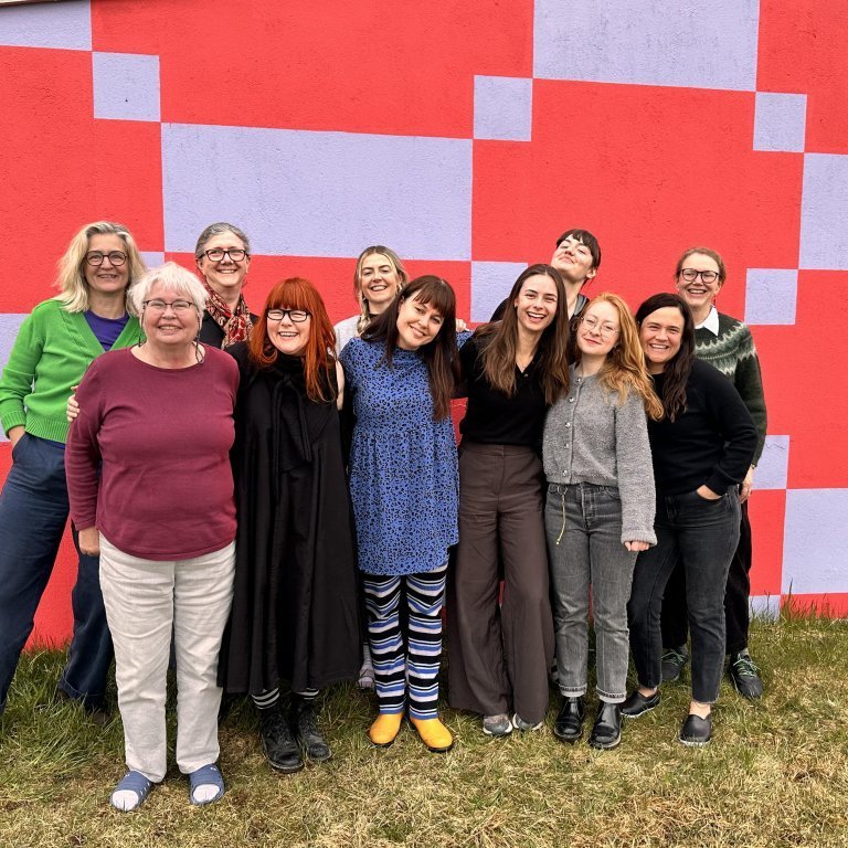 April 2025: Tea Hviid, Marlena Rogers, Freya Richmond, Miriam Zieglmeier, Penelope Brook, Marled Mader, Monika Ravanger, Angela Rossito, Astrid Wigand, Pamela Nelson, Kristen L'Esperance (top left to bottom right). Picture: Textile Center