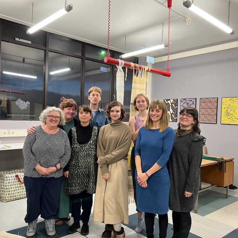 October 2021. Deborah Gray, Susan Kendal, Auste Jurgelionytė-Varnė, Hector Dyer, Fern Pellegrin, Pam Cotrell, Stina Edin, Tuija Hansen (left to right).