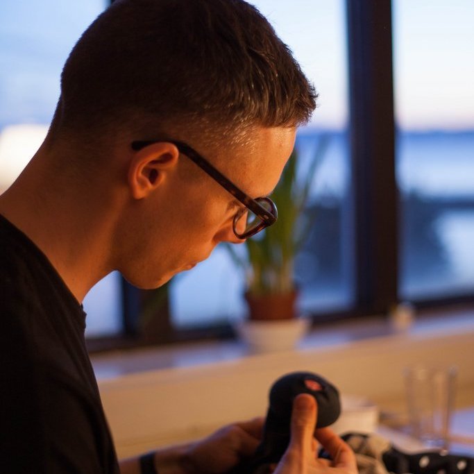 Richard McVetis, artist in residence in April 2016. Picture: Cornelia Theimer Gardella.