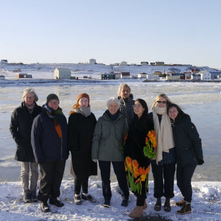 Artists in residence October 2019. Heidi Stabler, My Dammand, Josefin Tingvall, Marion Hingston Lamb, Petter Hellsing, Rachel Simkover, Elizabeth Schweizer, Marion Gouez. Picture: My Dammand.