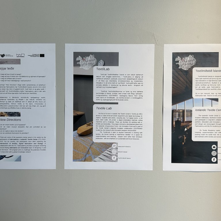 Exhibition of final projects during DesignMarch 2023 in Reykjavík