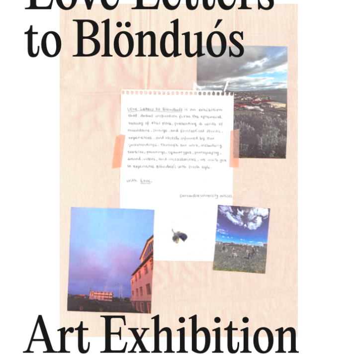 Art exhibition - Iceland Field School, June 2024
