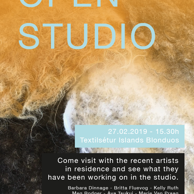 Artists in residence open house, February 2019.