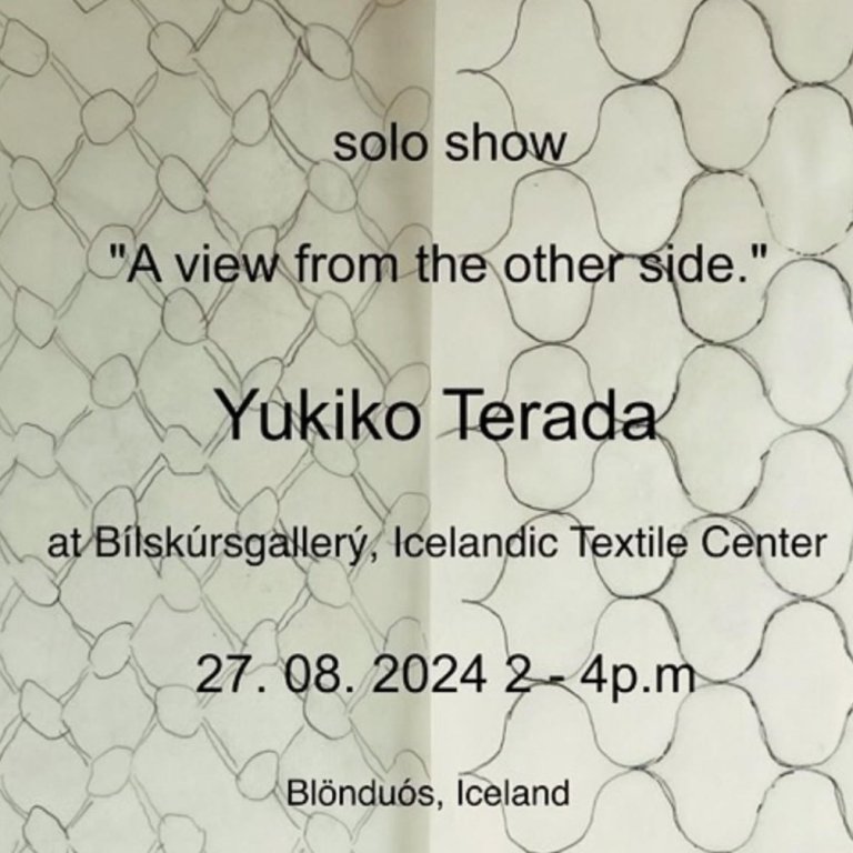 Solo show Yukiko Terada August 2024.