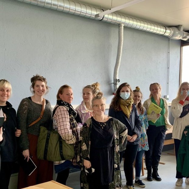 In September 2021, students from the Reykjavík Academy of Visual Arts came for a visit. Picture: Textile Center.