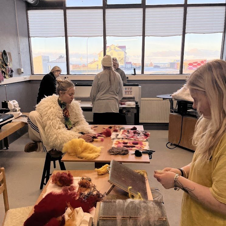 Fashion design students, Icelandic University of the Arts, November 2025