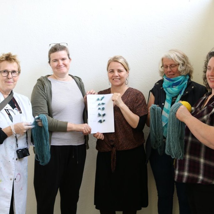 Indigo dyeing workshop held in July 2019. Picture: Selena Gaytan Correa.