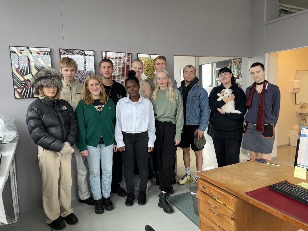 3d year fashion design students from the Iceland University of the Arts; Berglind Hlýnsdóttir and Só…