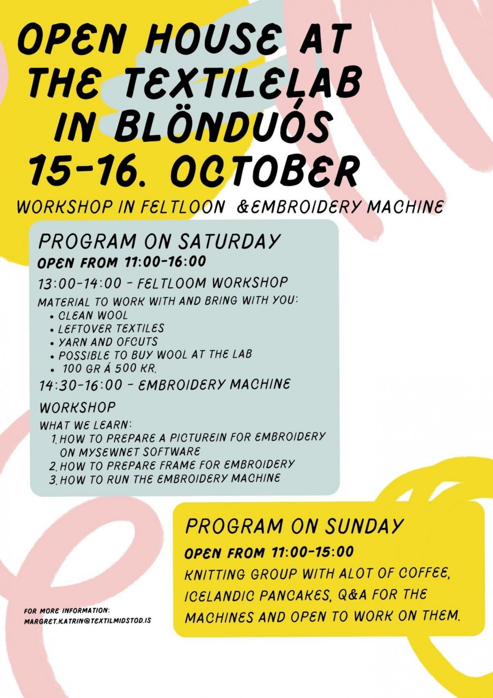 Open Weekend TextileLab