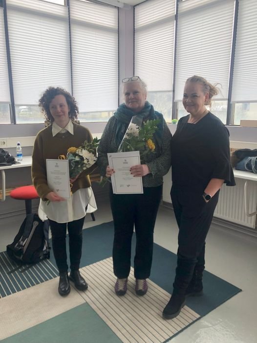 Freyja Sjöfn, Ragnhildur Hemmert Sigurðardóttir and Hulda Birna Baldursdóttir (course instructor) - …