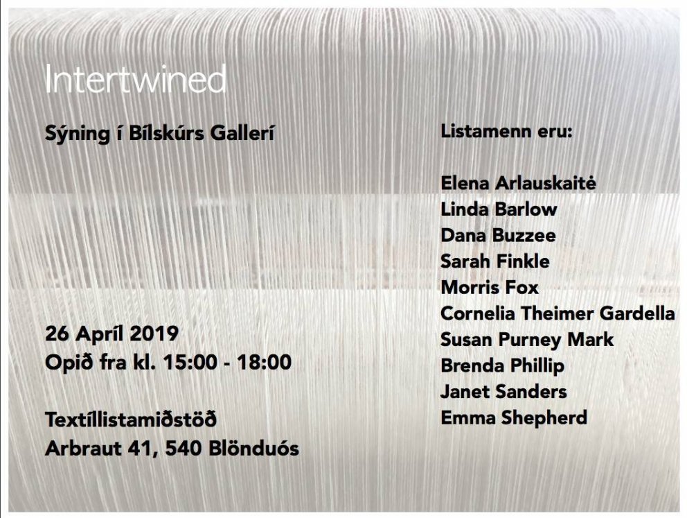 Intertwined - sýning apríl-textíllistamanna