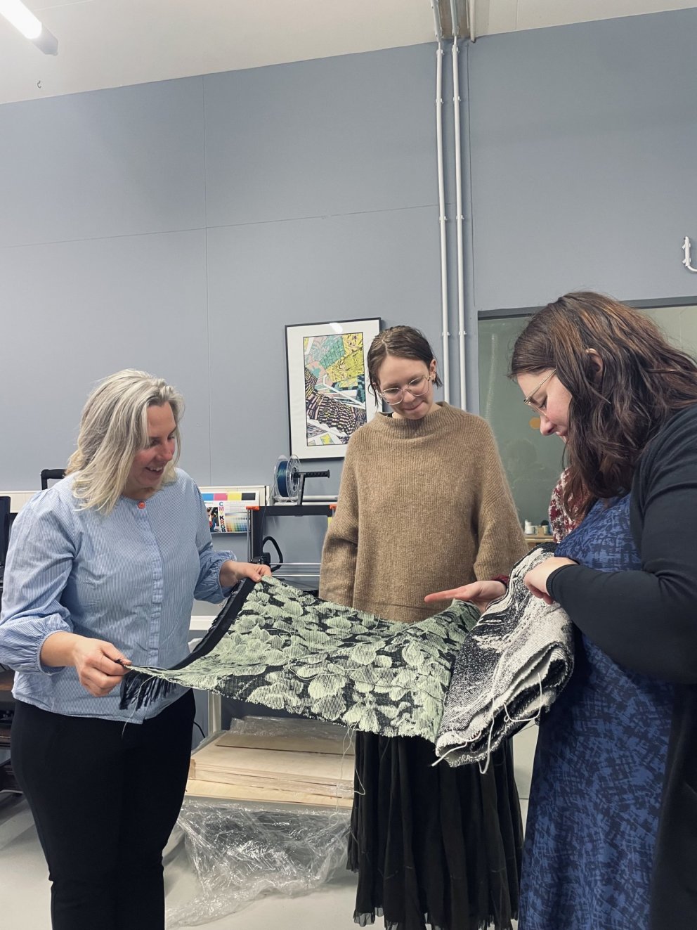 Myndlistaskólí í heimsókn