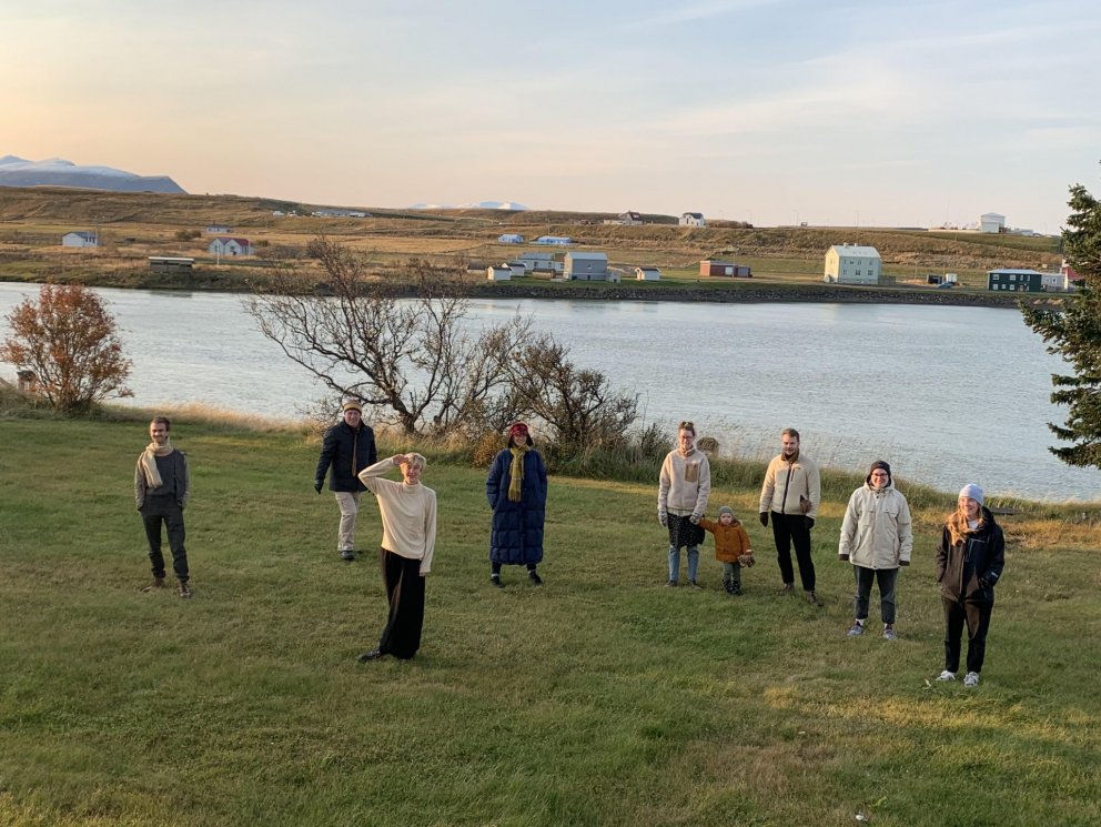 Listamenn í Kvennaskólanum. Mynd: Textílmiðstöð Íslands