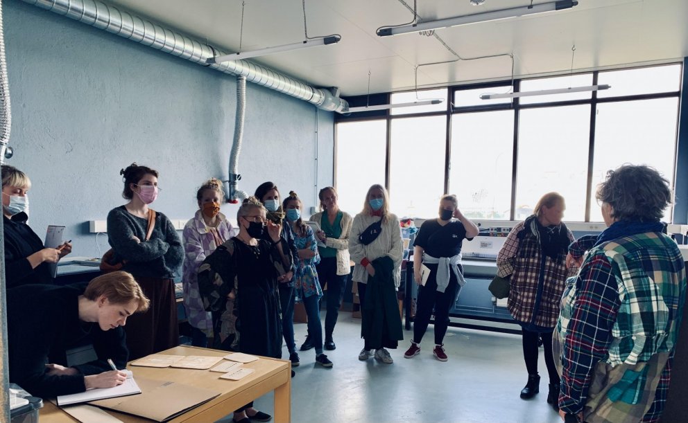 Students from the Reykjavík Academy of Visual Art