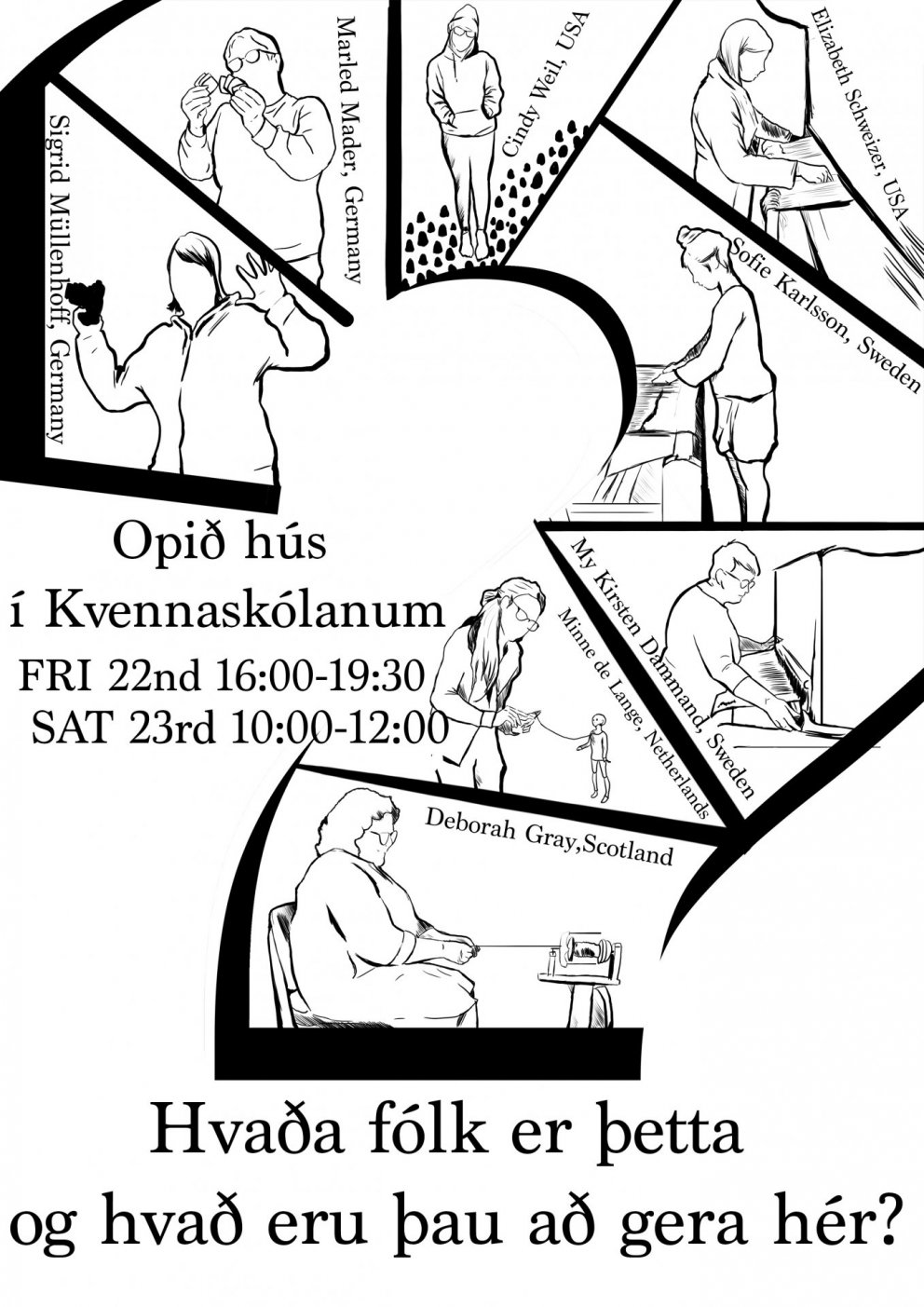 Sýning listamanna í Textíllistamiðstöðinni og opið hús