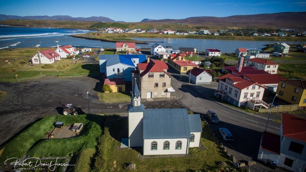Blönduós Old Town. Image: Róbert Daníel Jónsson.
