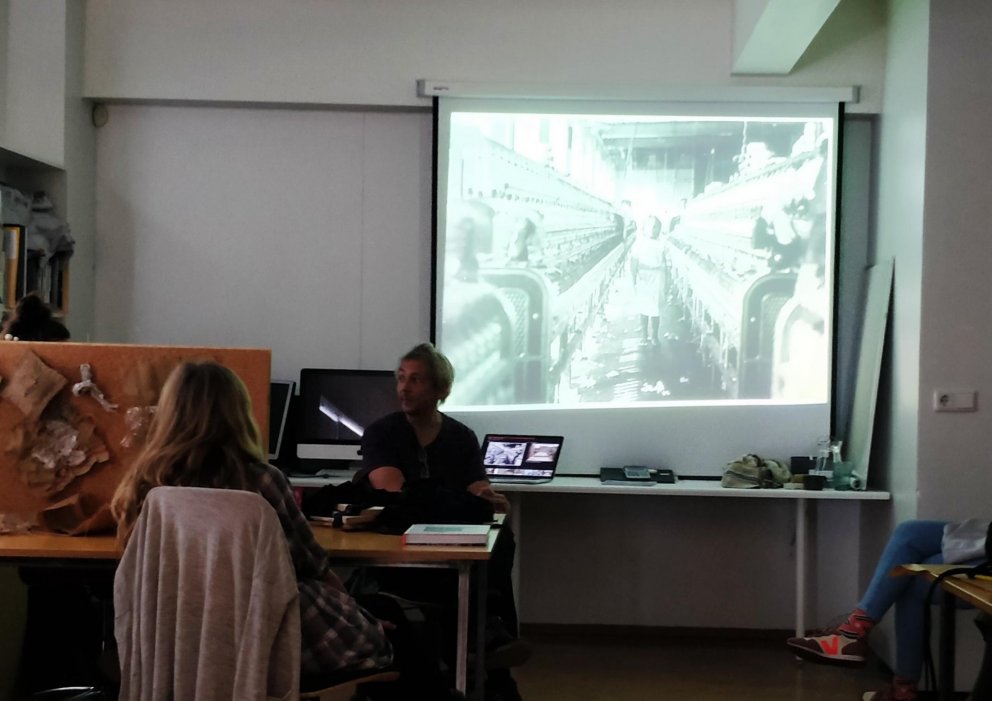 Petter Hellsing í Myndlistaskólanum í Reykjavík, 8.10.2019