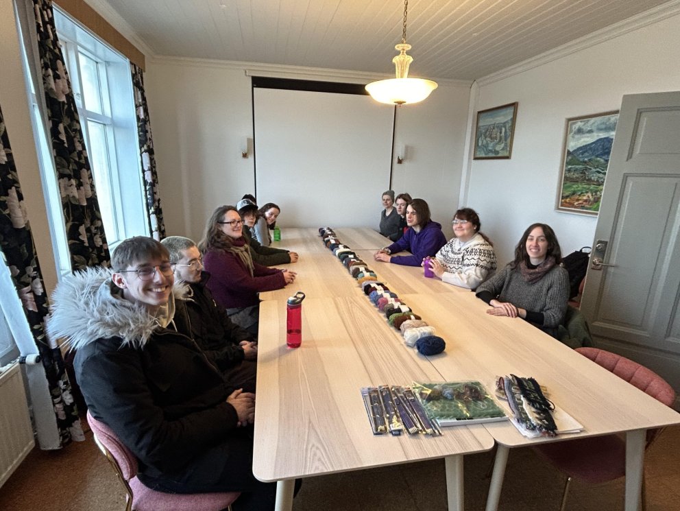 Visitors from the College of the North Atlantic