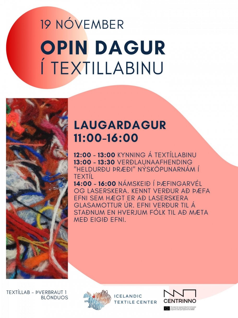 Opið hús í TextílLab