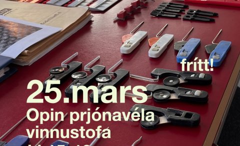 Prjónavéla - vinnustofa 25. mars