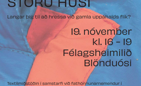 Saumavinnustofu 19. nóvember