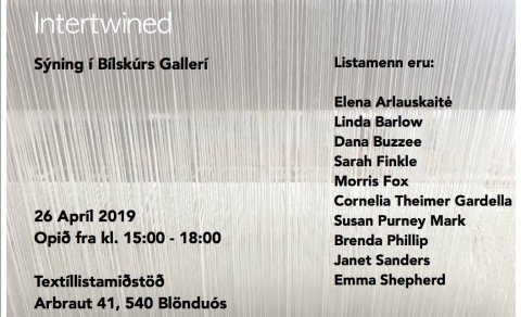 Intertwined - sýning apríl-textíllistamanna
