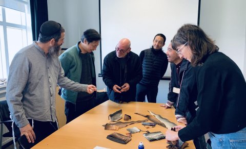 FishSkin Horizon 2020 participants at the Textile Center in September 2020.