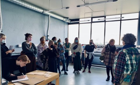 Students from the Reykjavík Academy of Visual Art