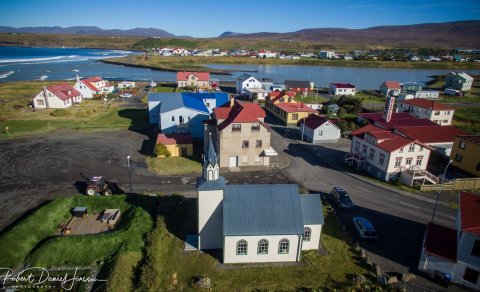 Blönduós Old Town. Image: Róbert Daníel Jónsson.