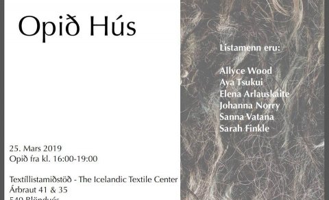 Opið hús - sýning listamanna þann 25.3.2019