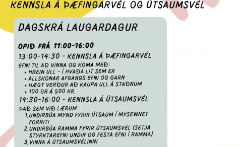 Opið hús í TextílLab