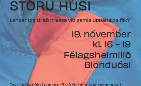 Upcycling workshop with LHÍ 19.11.