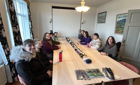 Visitors from the College of the North Atlantic